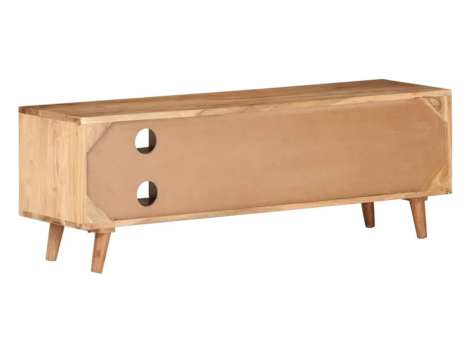 Móvel De Tv| Móvel de TV 115x30x39 cm madeira de acácia maciça PT633533 Castanho