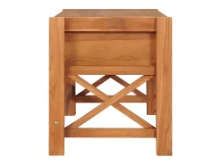 Móvel de TV 100x40x45 cm madeira de teca PT107383 Castanho