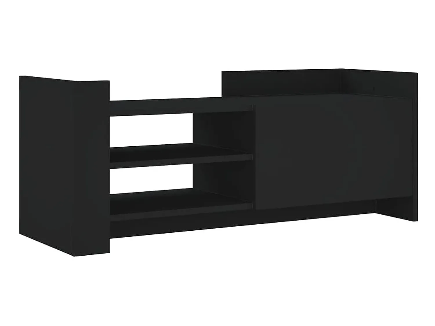 Móvel De Tv| Móvel de TV 100x35x40 cm madeira processada PT364547 Preto