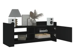 Móvel De Tv| Móvel de TV 100x35x40 cm madeira processada PT364547 Preto
