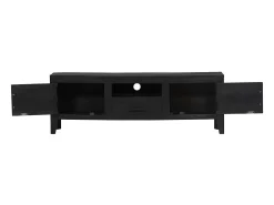Outlet Móvel de TV 118x30x40 cm madeira de mangueira maciça PT553547 Preto