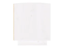 Móvel De Tv*vidaxl Móvel de TV 110x34x40 cm madeira de pinho maciça Branco