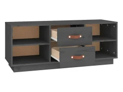 vidaxl Móvel de TV 100x34x40 cm madeira de pinho maciça^ Móvel De Tv