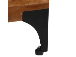 Clearance vidaxl Móvel de TV 118x35x45 cm madeira recuperada maciça Castanho