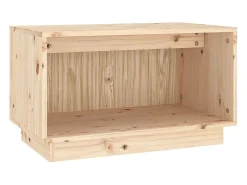 Hot vidaxl Móvel de TV 60x35x35 cm madeira de pinho maciça Castanho