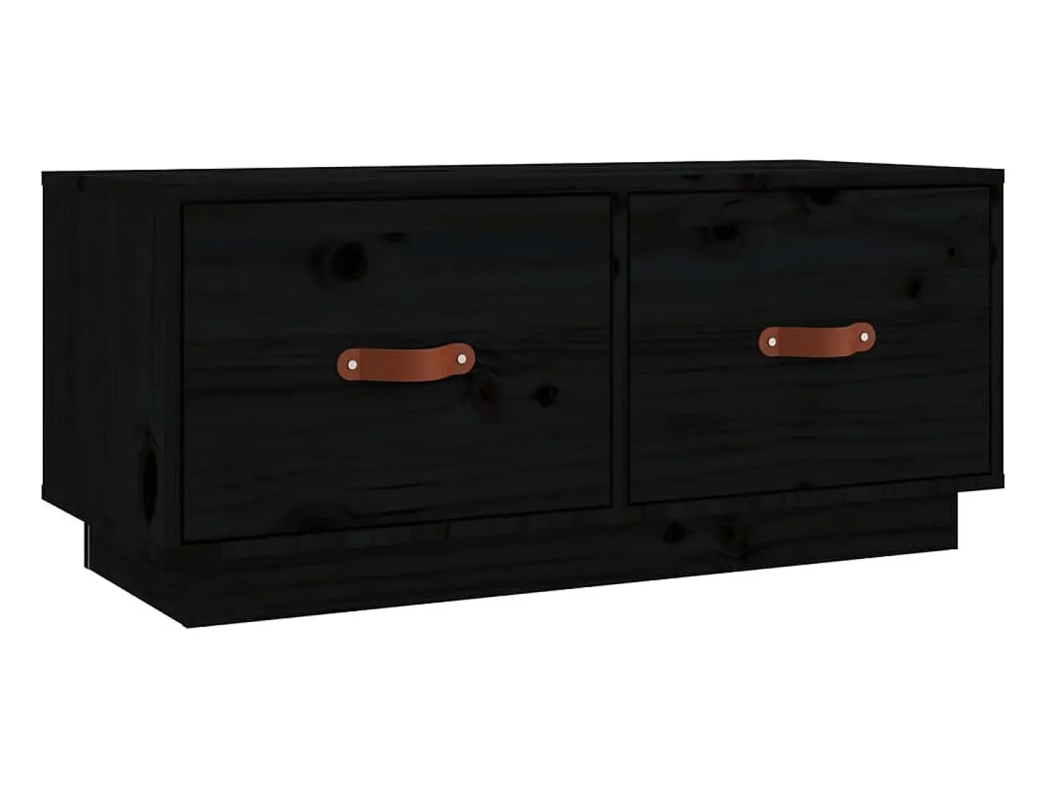 Móvel de TV 80x34x35 cm madeira de pinho maciça PT916853^ Móvel De Tv