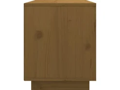Móvel De Tv* Móvel de TV 74x35x44 cm madeira de pinho maciça mel PT583885 Castanho