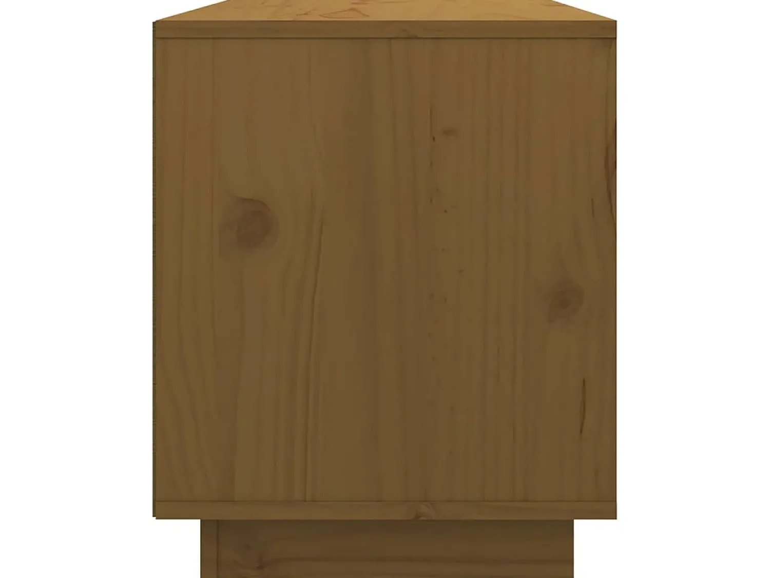 Móvel De Tv* Móvel de TV 74x35x44 cm madeira de pinho maciça mel PT583885 Castanho