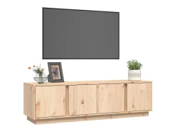 Móvel De Tv|vidaxl Móvel de TV 140x40x40 cm madeira de pinho maciça Castanho