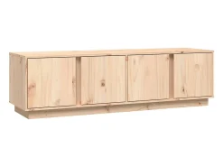 Móvel De Tv|vidaxl Móvel de TV 140x40x40 cm madeira de pinho maciça Castanho