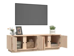 Móvel De Tv|vidaxl Móvel de TV 140x40x40 cm madeira de pinho maciça Castanho