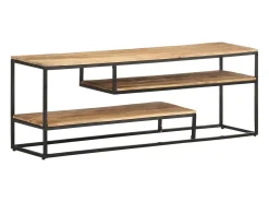 Móvel De Tv|vidaxl Móvel de TV 130x30x45 cm madeira de mangueira áspera Castanho