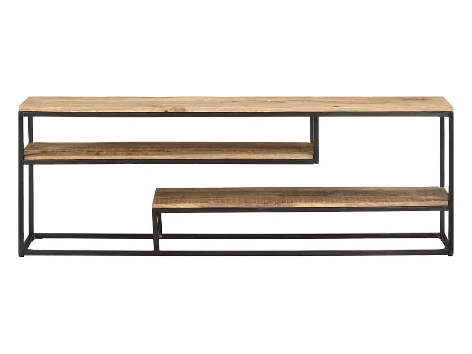 Móvel De Tv|vidaxl Móvel de TV 130x30x45 cm madeira de mangueira áspera Castanho