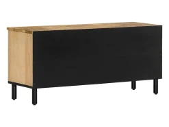 Móvel De Tv* Móvel de TV 100x33x46 cm madeira de mangueira maciça PT681523 Castanho
