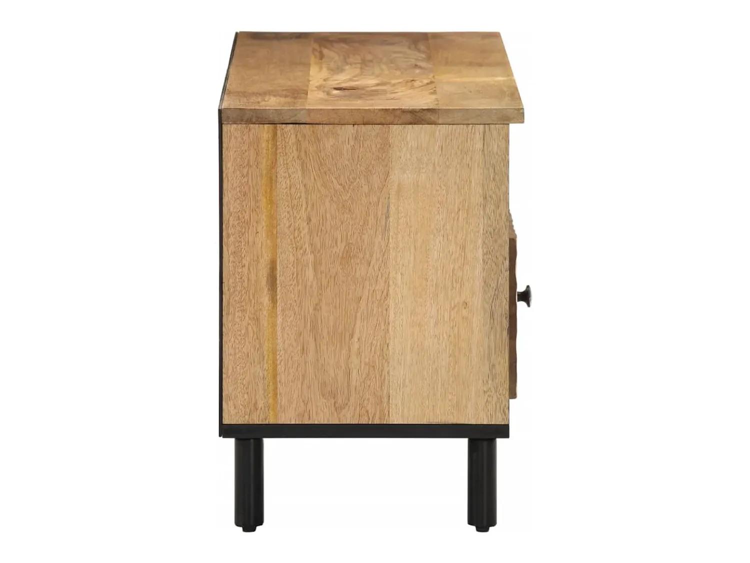 Móvel De Tv* Móvel de TV 100x33x46 cm madeira de mangueira maciça PT681523 Castanho