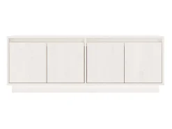 Online Móvel de TV 110x34x40 cm madeira de pinho maciça PT380471 Branco