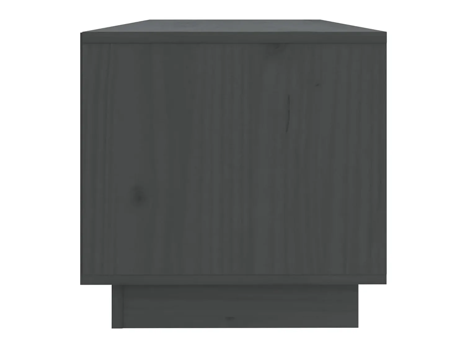 Móvel De Tv| Móvel de TV 90x35x35 cm madeira de pinho maciça cinza PT397673 Cinzento