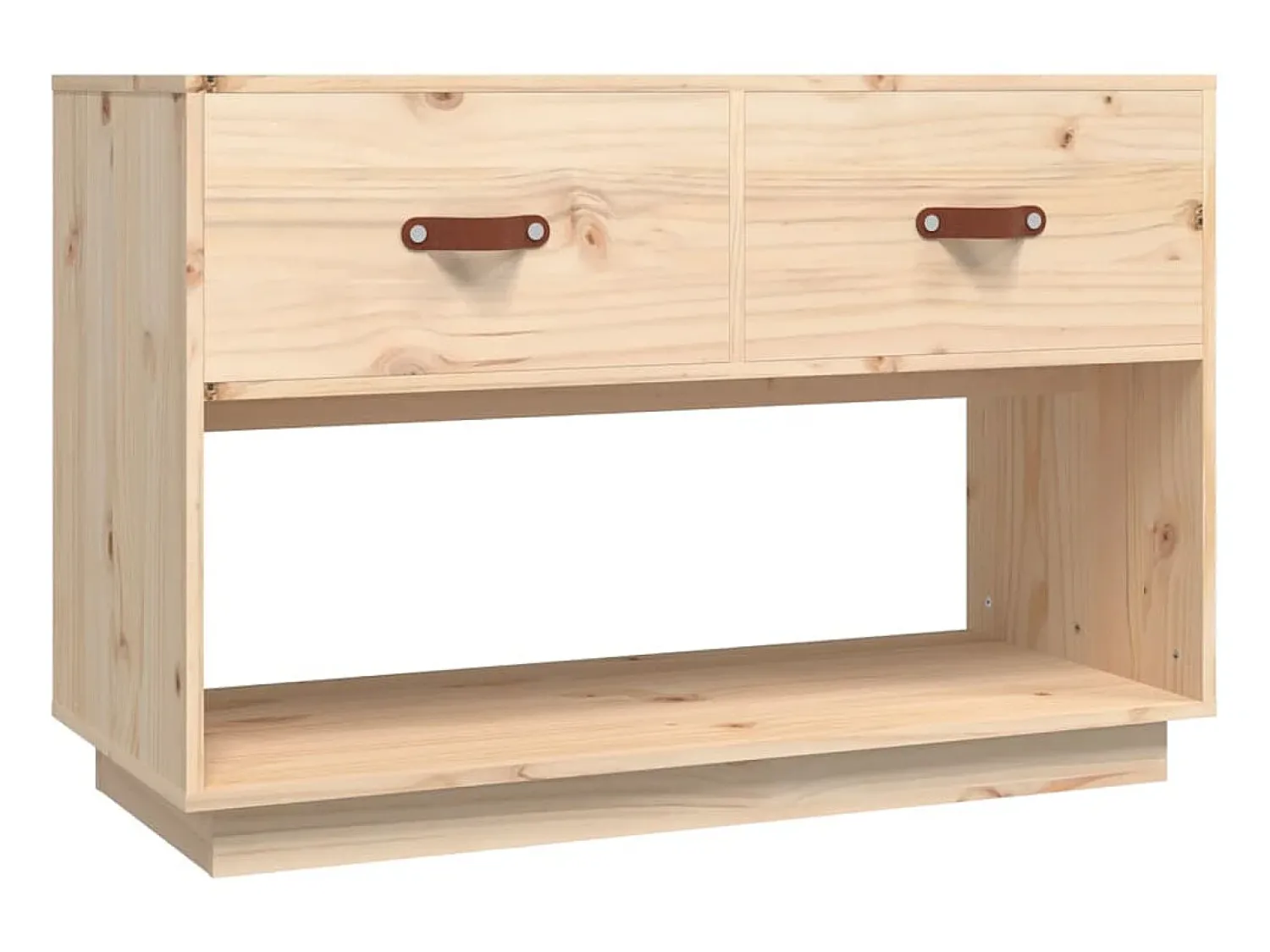 Móvel De Tv| Móvel de TV 90x40x60 cm madeira de pinho maciça PT888910 Castanho