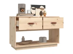 Móvel De Tv| Móvel de TV 90x40x60 cm madeira de pinho maciça PT888910 Castanho