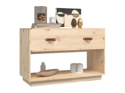 Móvel De Tv| Móvel de TV 90x40x60 cm madeira de pinho maciça PT888910 Castanho