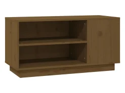 Sale vidaxl Móvel de TV 80x35x40,5 cm madeira de pinho maciça mel Castanho