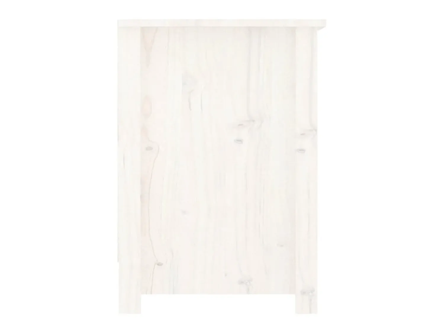 Móvel De Tv| Móvel de TV 103x36,5x52 cm madeira de pinho maciça PT127048 Branco