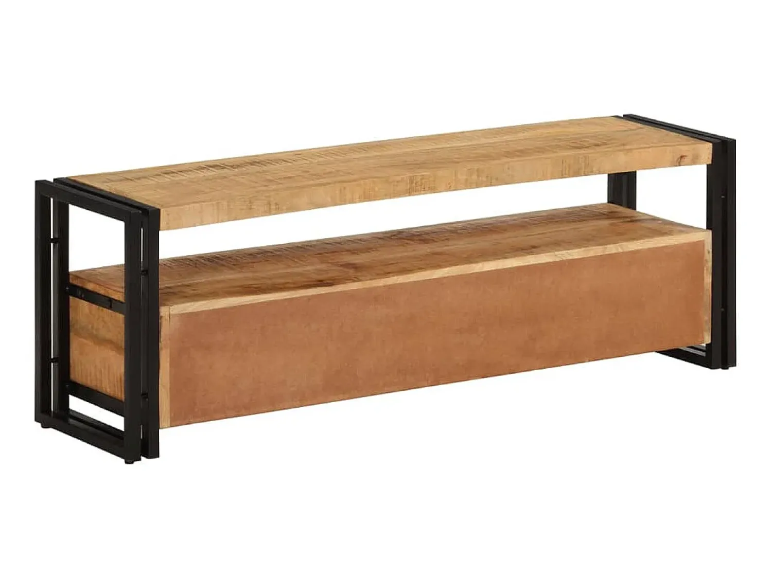 Sale Móvel de TV 120x30x40 cm madeira de mangueira maciça PT314759 Castanho