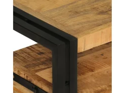 Sale Móvel de TV 120x30x40 cm madeira de mangueira maciça PT314759 Castanho