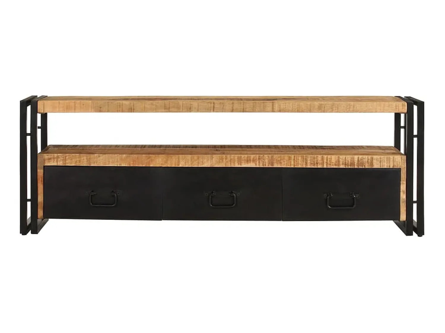 Sale Móvel de TV 120x30x40 cm madeira de mangueira maciça PT314759 Castanho