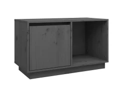 Móvel de TV 74x35x44 cm madeira de pinho maciça PT515453^ Móvel De Tv