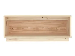 Móvel De Tv* Móvel de TV 90x35x35 cm madeira de pinho maciça PT312839 Castanho