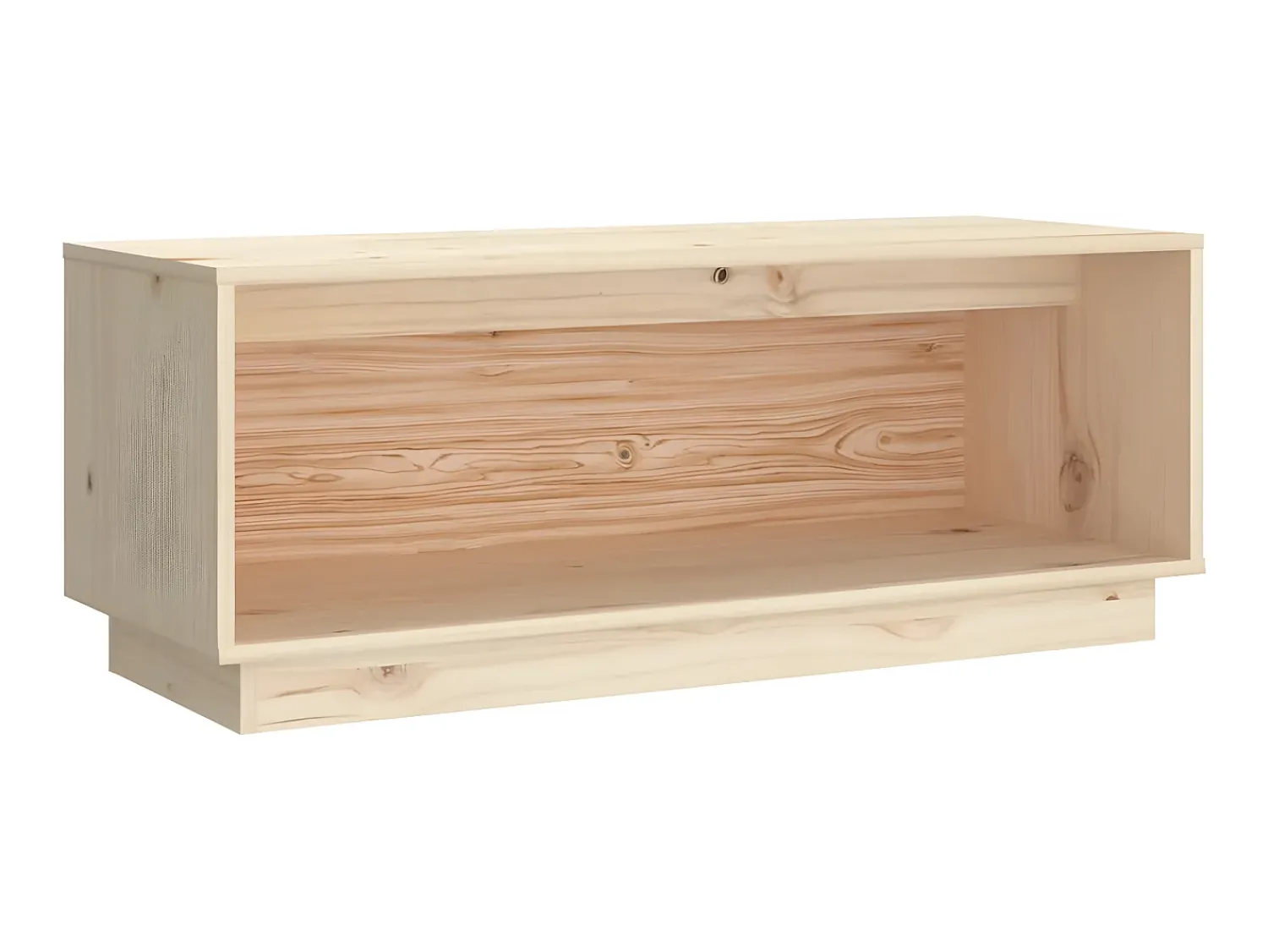 Móvel De Tv* Móvel de TV 90x35x35 cm madeira de pinho maciça PT312839 Castanho