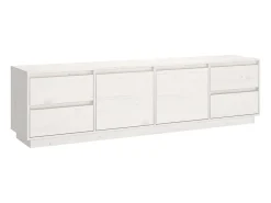 Sale vidaxl Móvel de TV 176x37x47,5 cm madeira de pinho maciça Branco