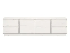 Sale vidaxl Móvel de TV 176x37x47,5 cm madeira de pinho maciça Branco
