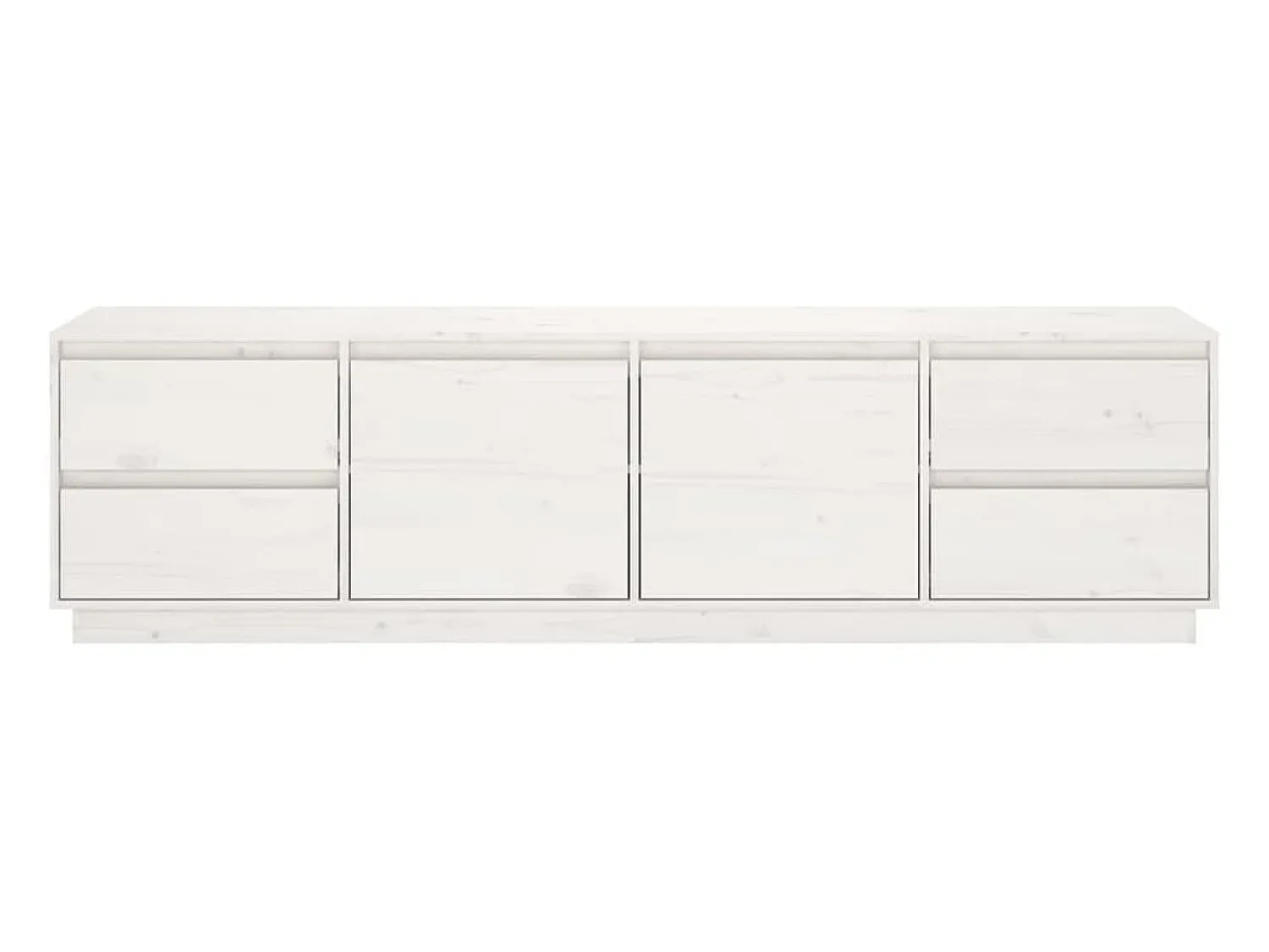 Sale vidaxl Móvel de TV 176x37x47,5 cm madeira de pinho maciça Branco