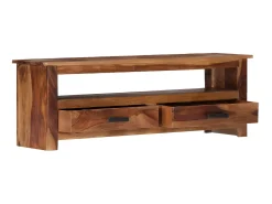 Móvel de TV 118x30x40 cm madeira de sheesham maciça PT461187^ Móvel De Tv