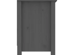 Móvel De Tv| Móvel de TV 103x36,5x52 cm madeira de pinho maciça PT641005 Cinzento