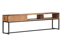 Móvel De Tv| Móvel de TV 160x30x45 cm madeira de sheesham maciça PT179989 Castanho