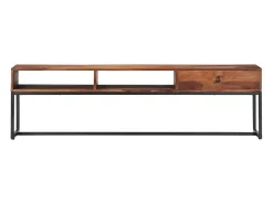 Móvel De Tv| Móvel de TV 160x30x45 cm madeira de sheesham maciça PT179989 Castanho