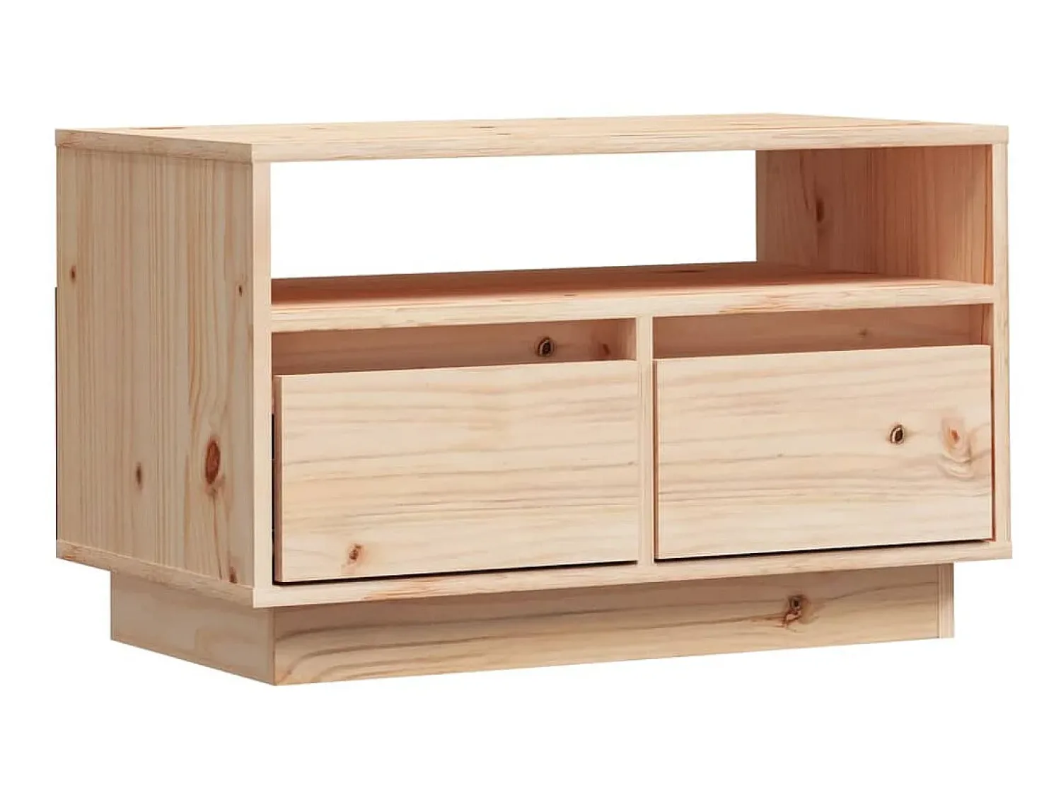 Móvel De Tv* Móvel de TV 60x35x37 cm madeira de pinho maciça PT648614 Castanho