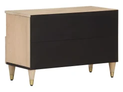 Móvel De Tv* Móvel de TV 70x33x46 cm madeira de mangueira maciça PT922446 Castanho