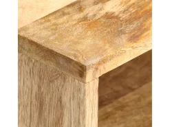Móvel De Tv*vidaxl Móvel de TV 90x30x50 cm madeira de mangueira maciça Natural claro