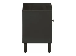 Móvel De Tv| Móvel de TV 80x31x46 cm madeira de mangueira maciça PT353317 Preto