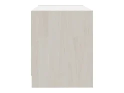 Best vidaxl Móvel de TV 80x31x39 cm madeira de pinho maciça Branco