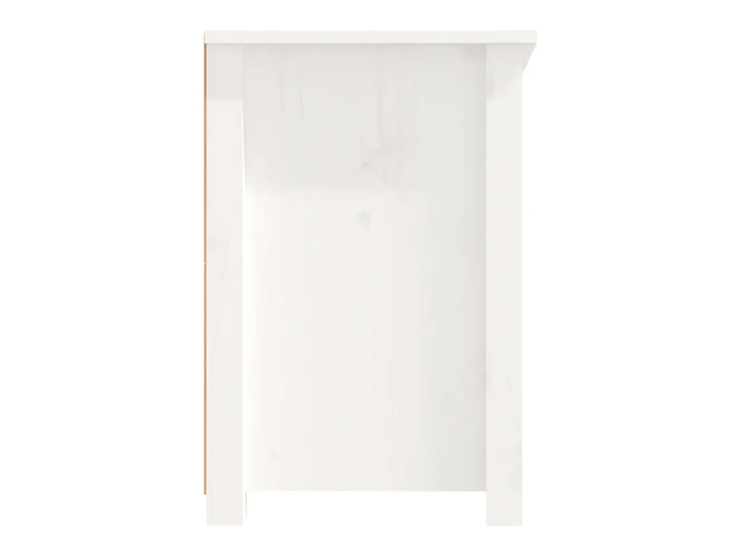 Móvel De Tv*vidaxl Móvel de TV 114x35x52 cm madeira de pinho maciça Branco
