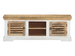 vidaxl Móvel de TV 110x30x40 cm madeira de mangueira maciça^ Móvel De Tv