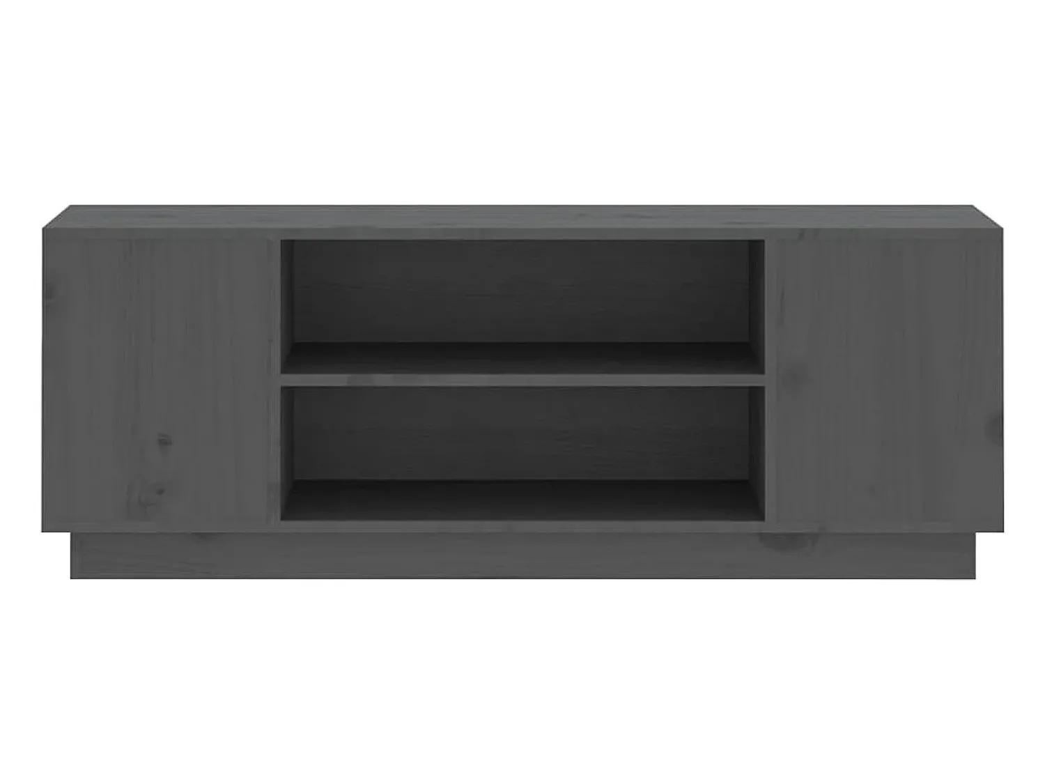 vidaxl Móvel de TV 110x35x40,5 cm madeira de pinho maciça^ Móvel De Tv