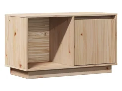 Móvel De Tv|vidaxl Móvel de TV 74x35x44 cm madeira de pinho maciça Castanho