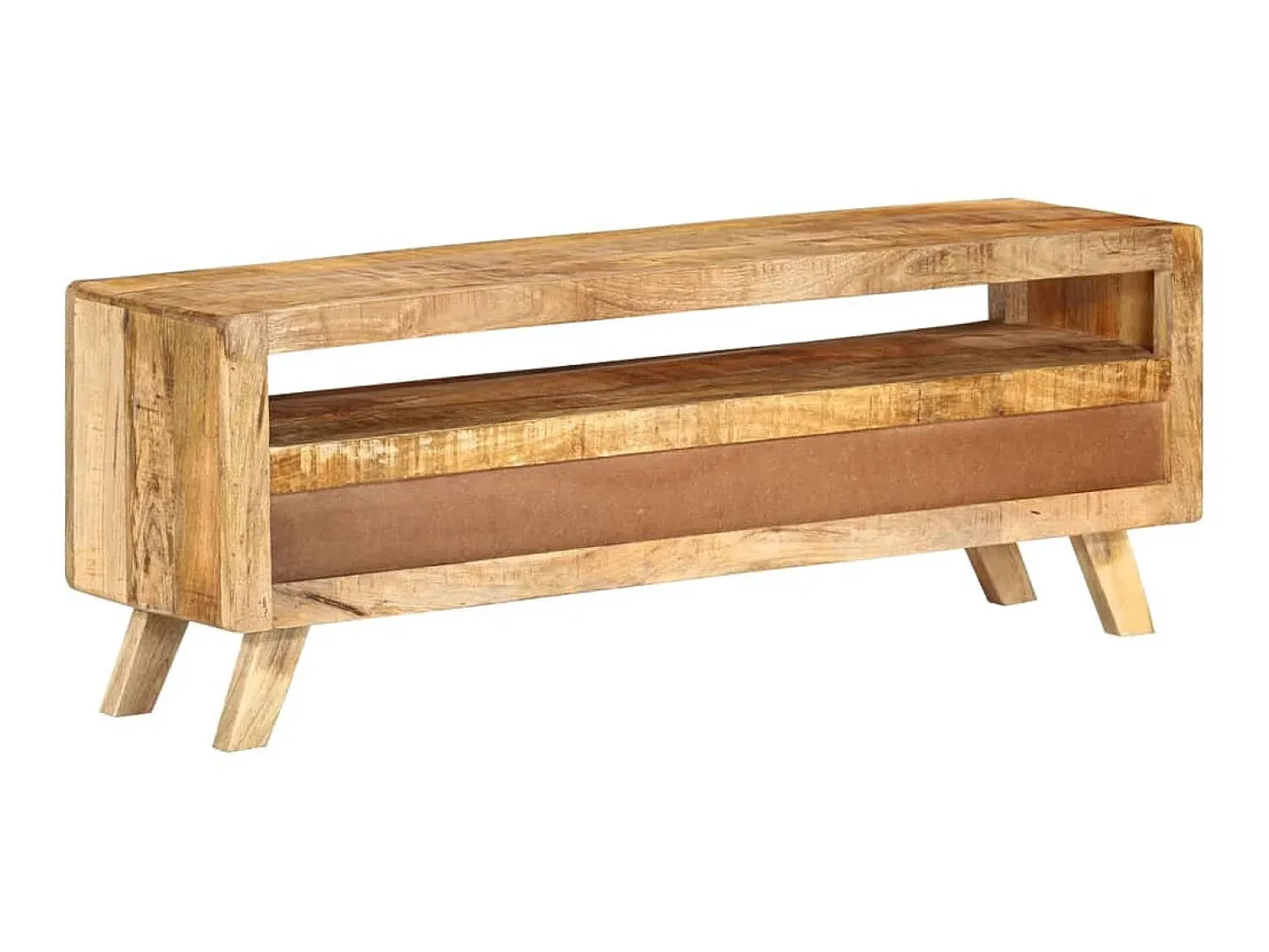 Móvel de TV 110x30x40 cm madeira de mangueira maciça PT612530^ Móvel De Tv