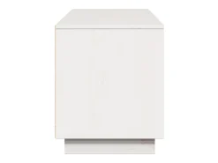Outlet vidaxl Móvel de TV 156x37x45 cm madeira de pinho maciça Branco